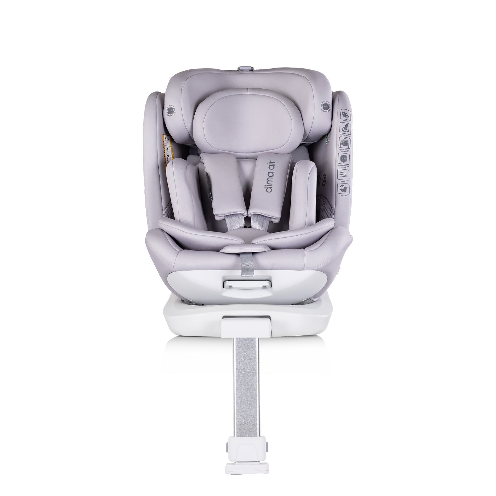 Chipolino Столче за кола360 I-size 40-150 CLIMA AIR облак