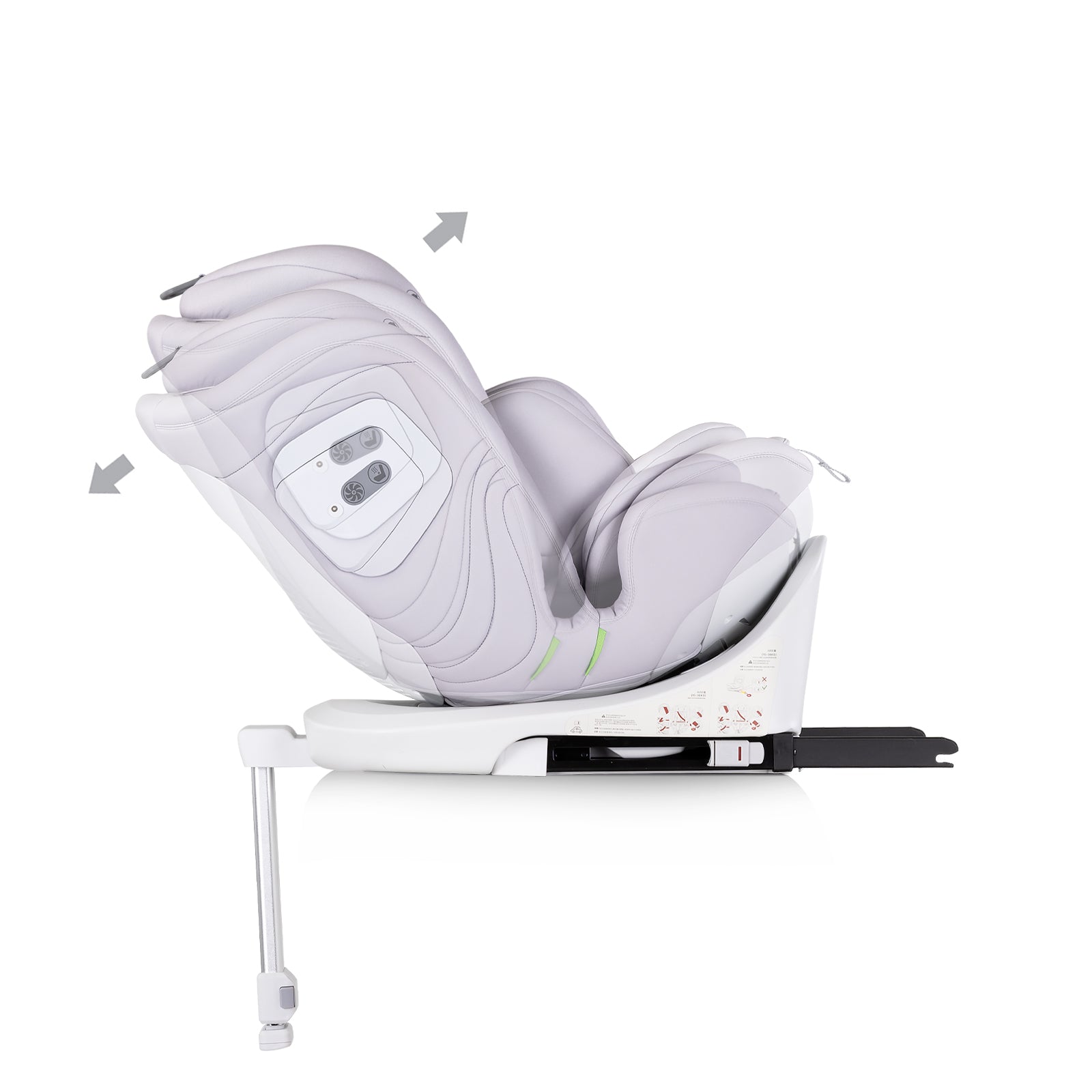 Chipolino Столче за кола360 I-size 40-150 CLIMA AIR облак