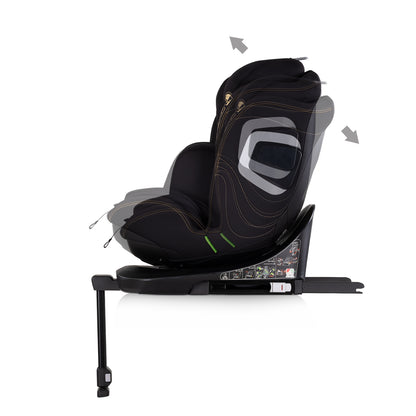 Chipolino Столче за кола360 I-size 40-150 CLIMA AIR къпин