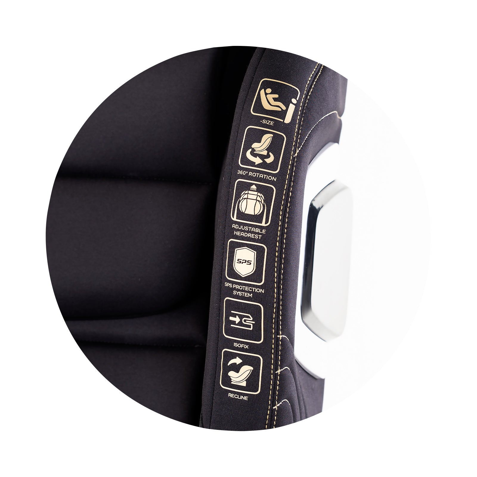 Chipolino Столче за кола360 I-size 40-150 CLIMA AIR къпин