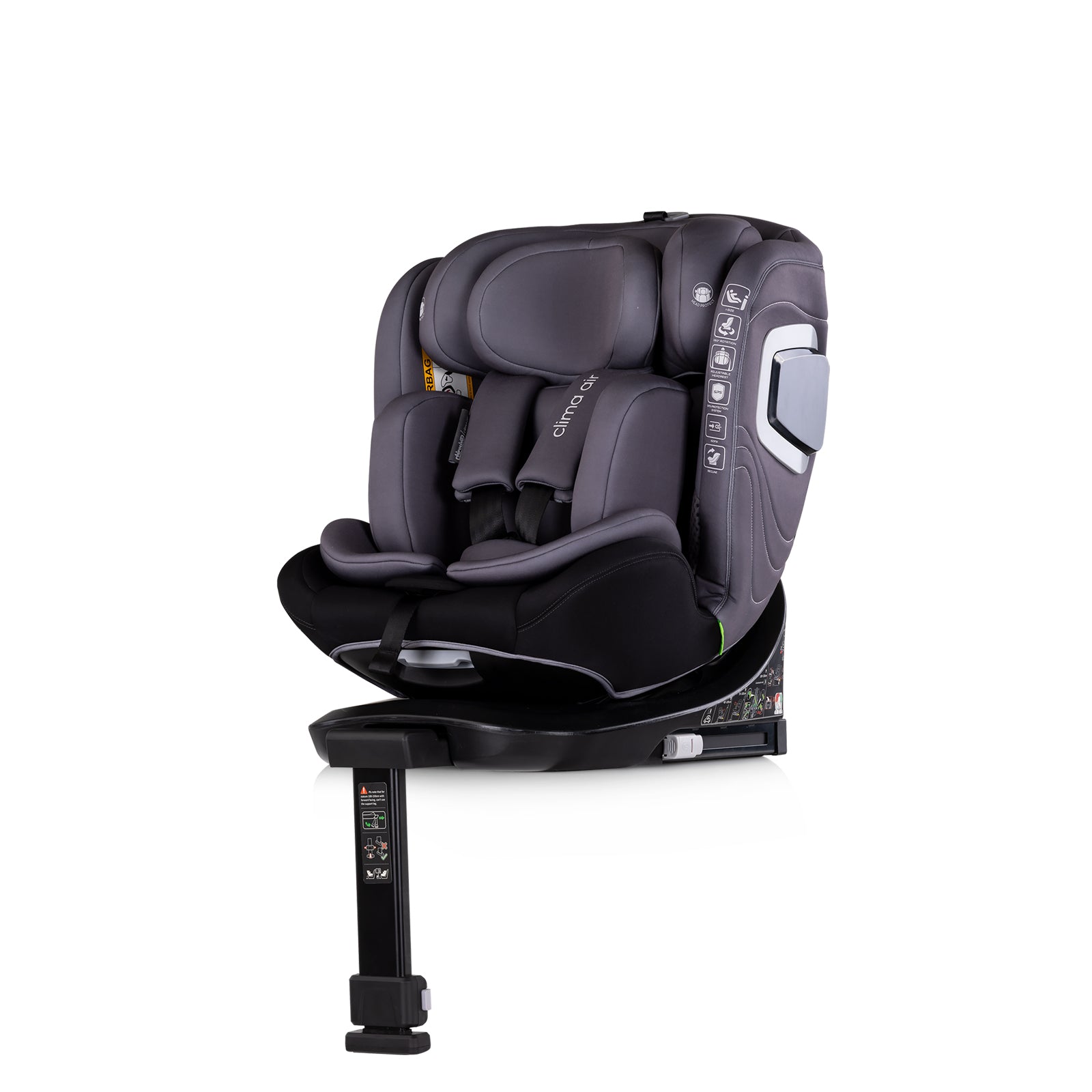 Chipolino Столче за кола360 I-size 40-150 CLIMA AIRантрац