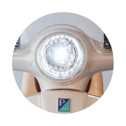 Chipolino Електрически мотор Vespa GTS Super бял