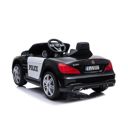 Chipolino Електрическа кола Police Mercedes SL500 черна