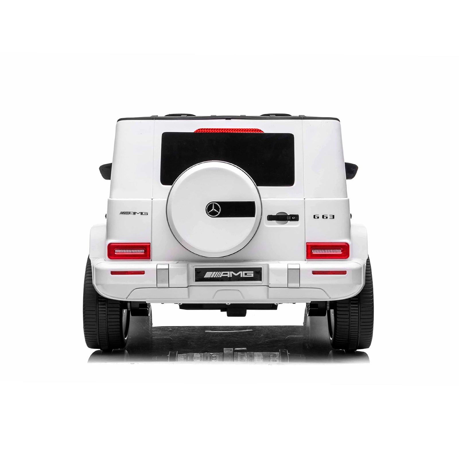 Chipolino Eл.джип MERCEDES G63 за две деца бял EVA