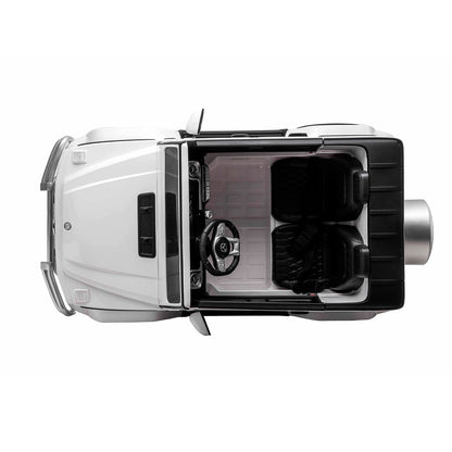 Chipolino Eл.джип MERCEDES G63 за две деца бял EVA
