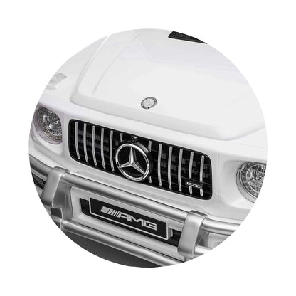 Chipolino Eл.джип MERCEDES G63 за две деца бял EVA