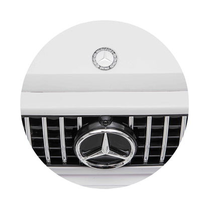 Chipolino Eл.джип MERCEDES G63 за две деца бял EVA