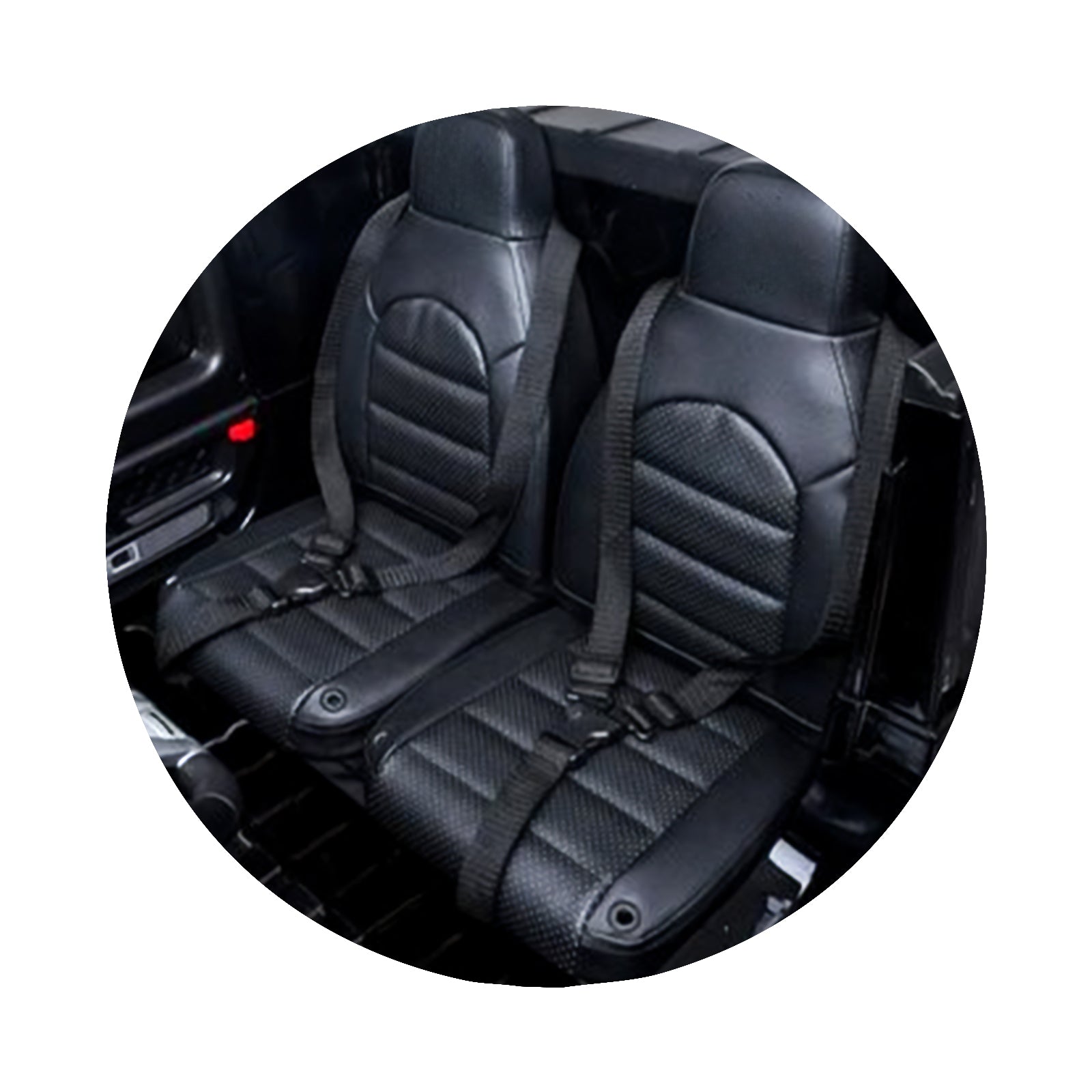 Chipolino Eл.джип MERCEDES G63 за две деца бял EVA