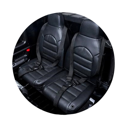 Chipolino Eл.джип MERCEDES G63 за две деца бял EVA