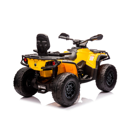 Chipolino Електрическо ATV CAN AM OUTLANDER жълто EVA гуми