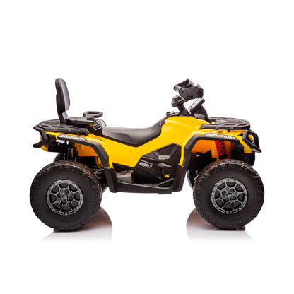 Chipolino Електрическо ATV CAN AM OUTLANDER жълто EVA гуми