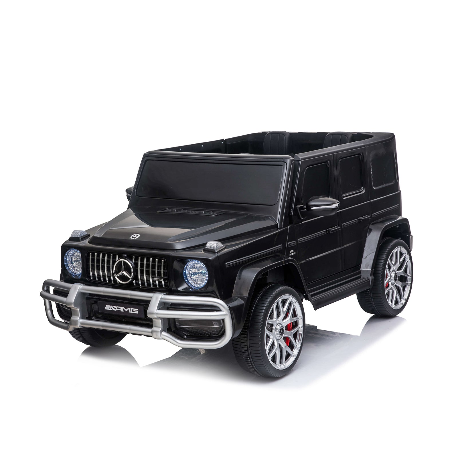 Chipolino Eл.джипMERCEDES G63 за две деца черен EV