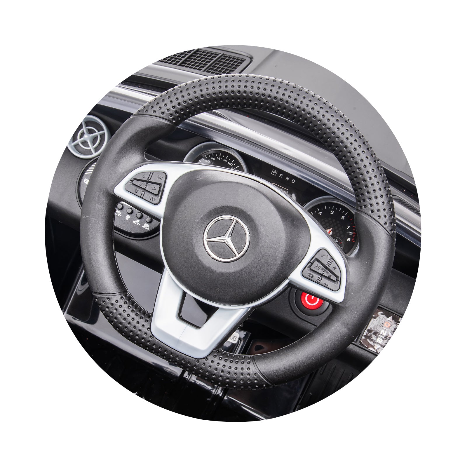 Chipolino Електрическа кола Mercedes Benz SLC300 LUX черна