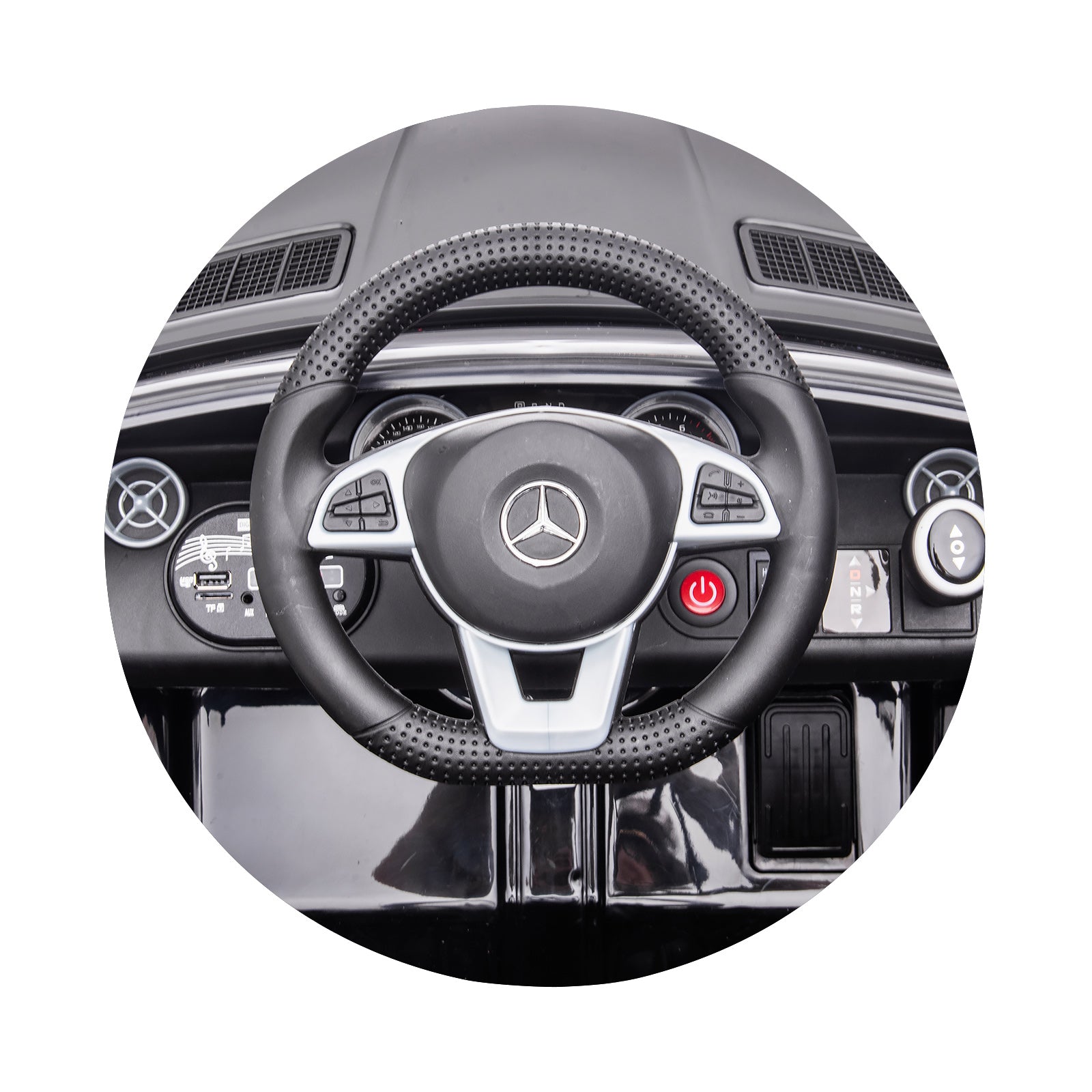 Chipolino Електрическа кола Mercedes Benz SLC300 LUX черна