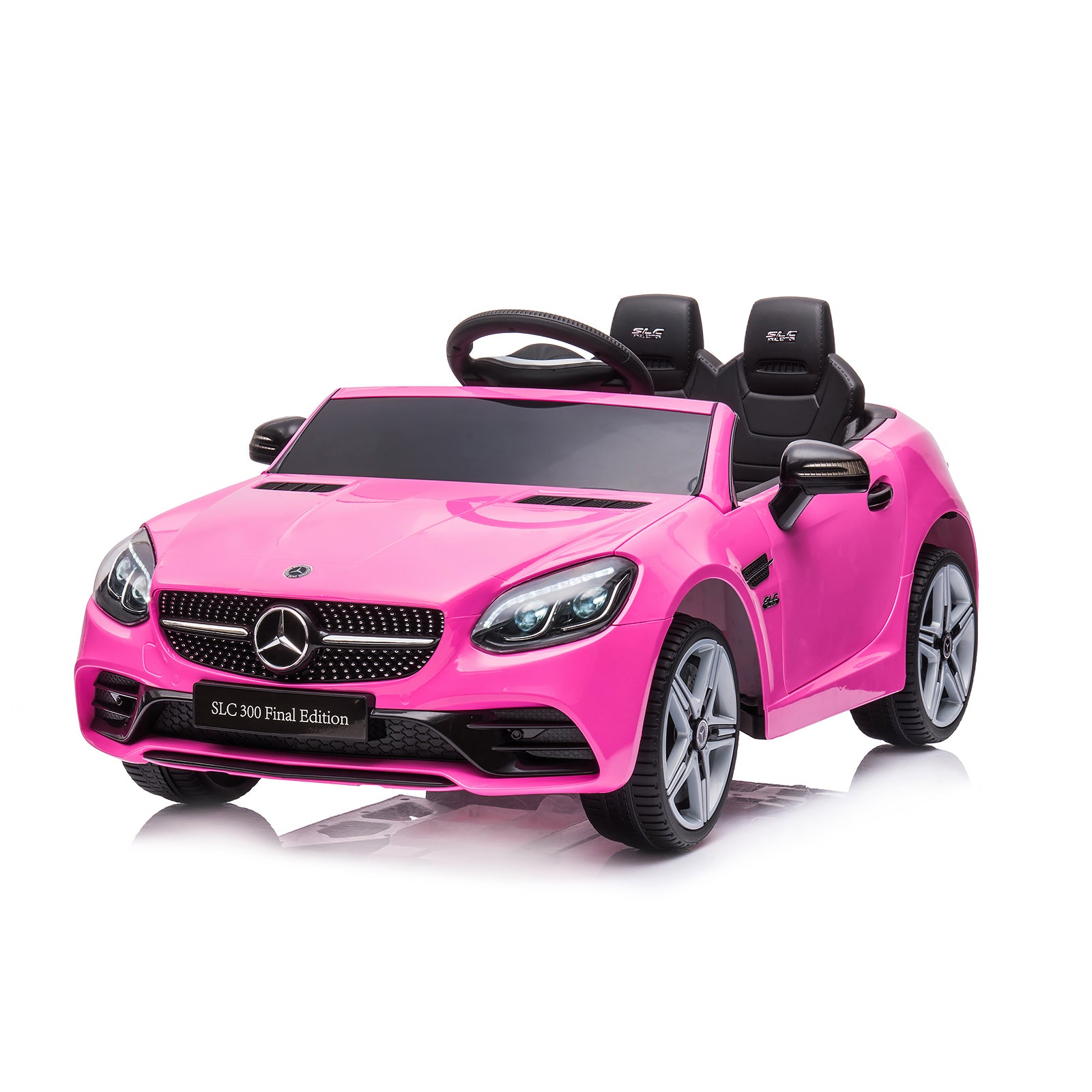 Chipolino Електрическа кола Mercedes Benz SLC300 LUX розова