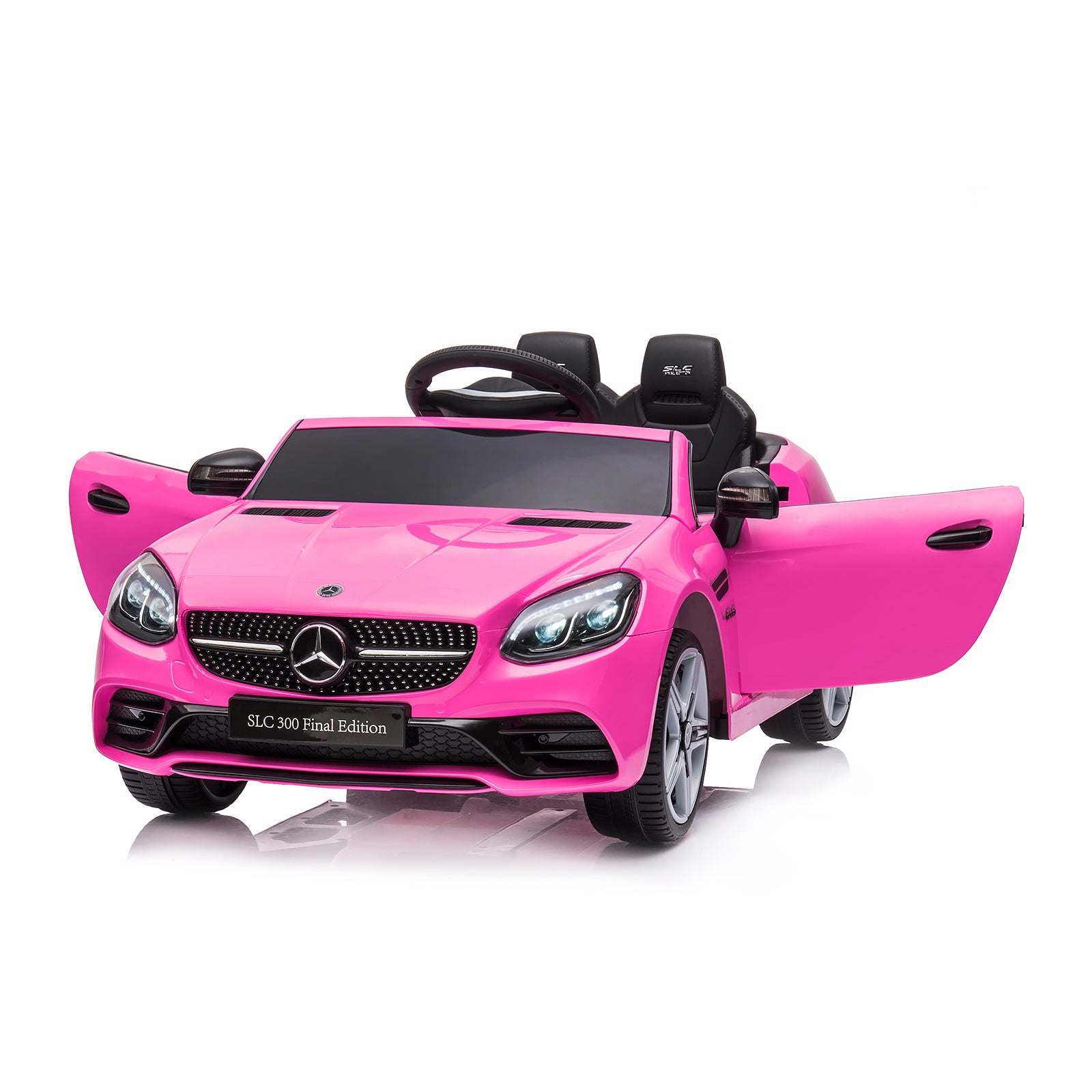 Chipolino Електрическа кола Mercedes Benz SLC300 LUX розова