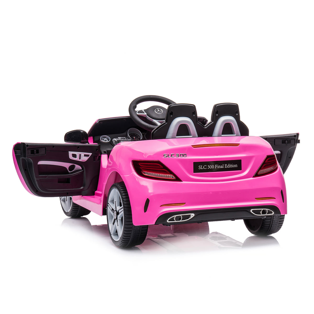 Chipolino Електрическа кола Mercedes Benz SLC300 LUX розова