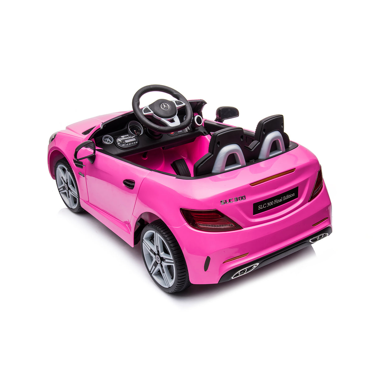 Chipolino Електрическа кола Mercedes Benz SLC300 LUX розова