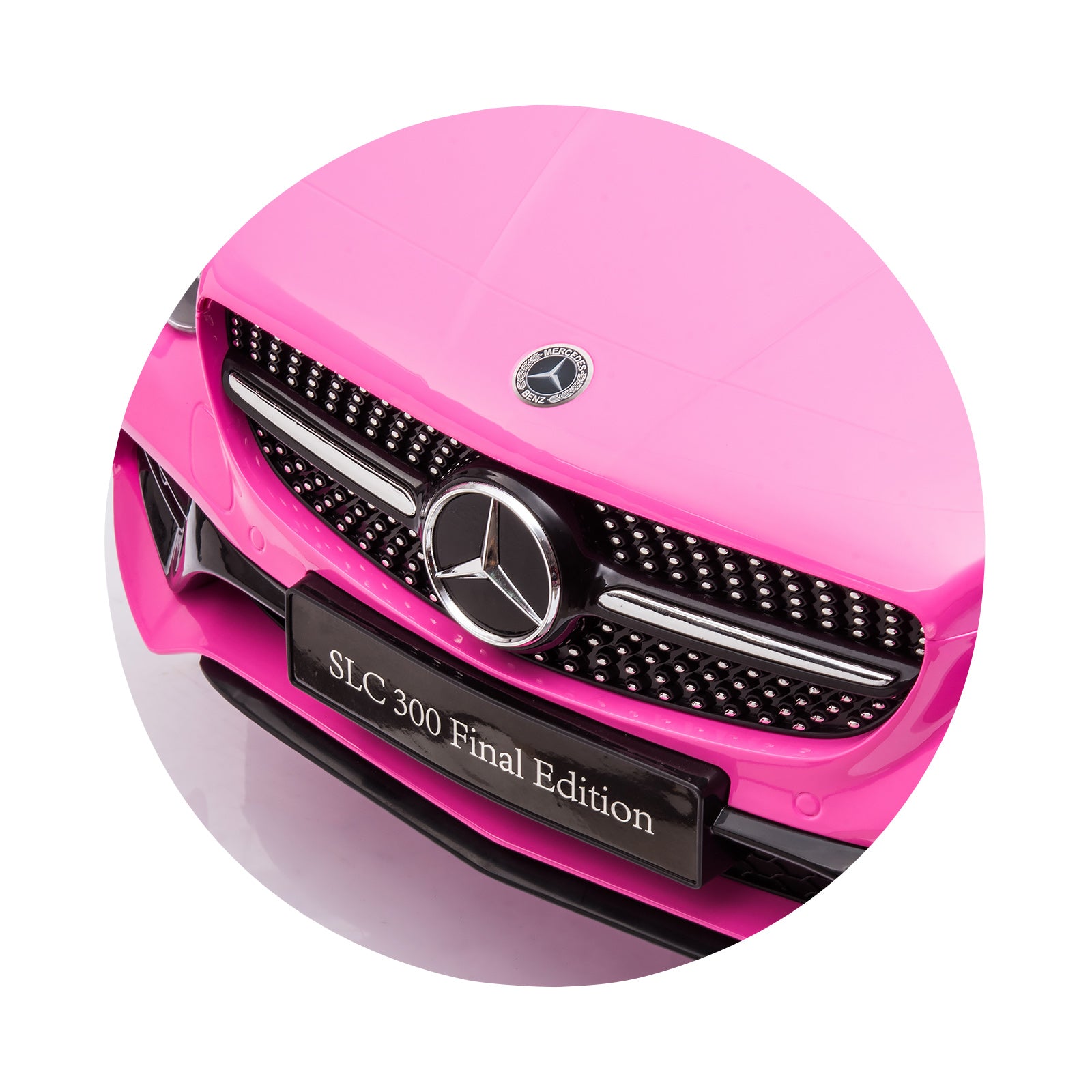 Chipolino Електрическа кола Mercedes Benz SLC300 LUX розова
