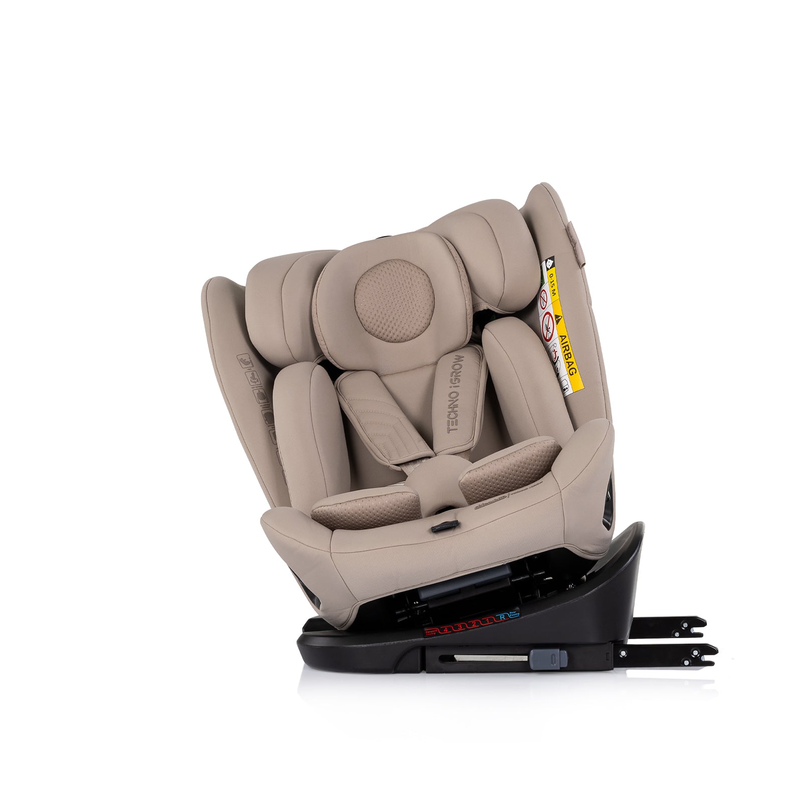 Chipolino Столче за кола360 I-size40-150 Techno iGROW лат