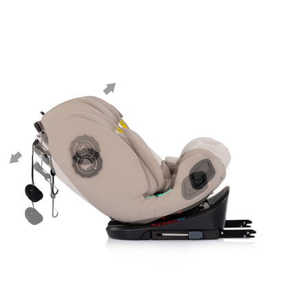 Chipolino Столче за кола360 I-size40-150 Techno iGROW лат
