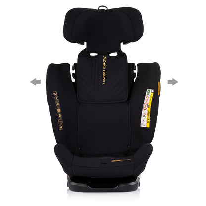 Chipolino Столче за кола360 I-size40-150 Techno iGROW чeр