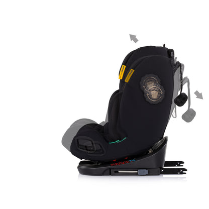 Chipolino Столче за кола360 I-size40-150 Techno iGROW чeр