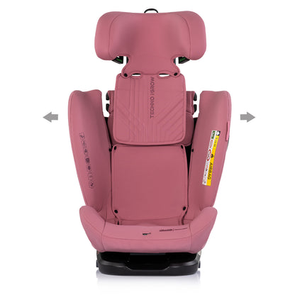 Chipolino Столче за кола360 I-size40-150 Techno iGROW роз
