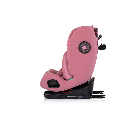 Chipolino Столче за кола360 I-size40-150 Techno iGROW роз