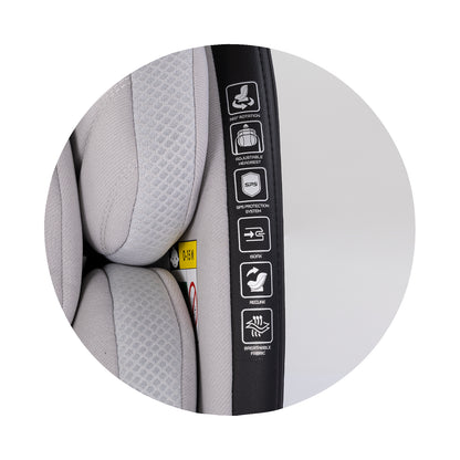 Chipolino Столче за колаI-size 40-150 HYPNOTIC PLUSплатин