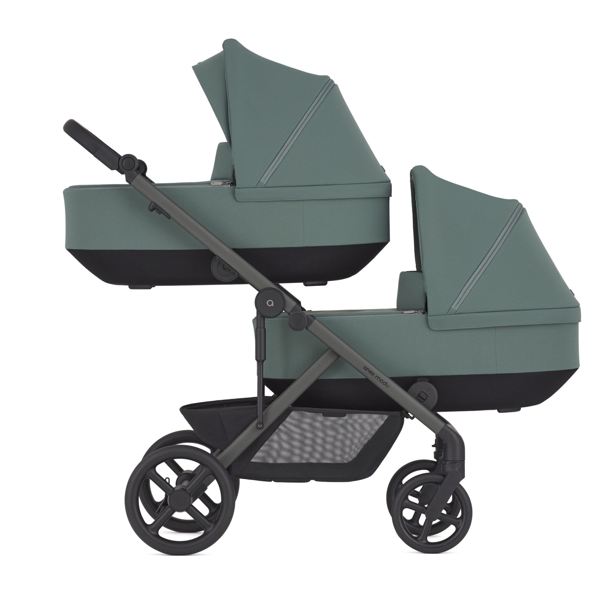 Бебешка количка Anex Modu Double 2 в 1 Greeny