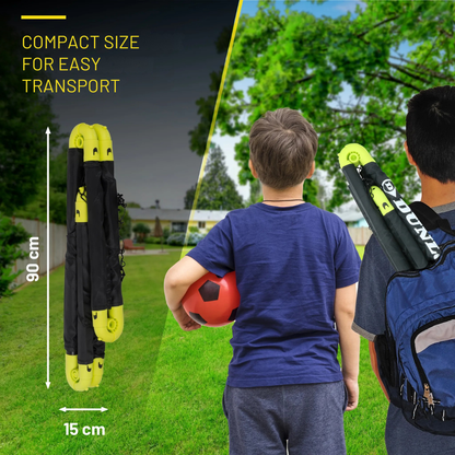 Dunlop сгъваема футболна врата 90x59x61 см