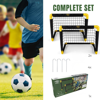 Umbro 2 бр сгъваеми футболни врати 55x44x44 см