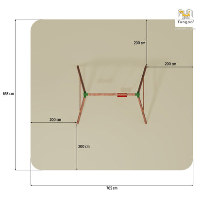 Fungoo 00900 FLY+ детска люлка