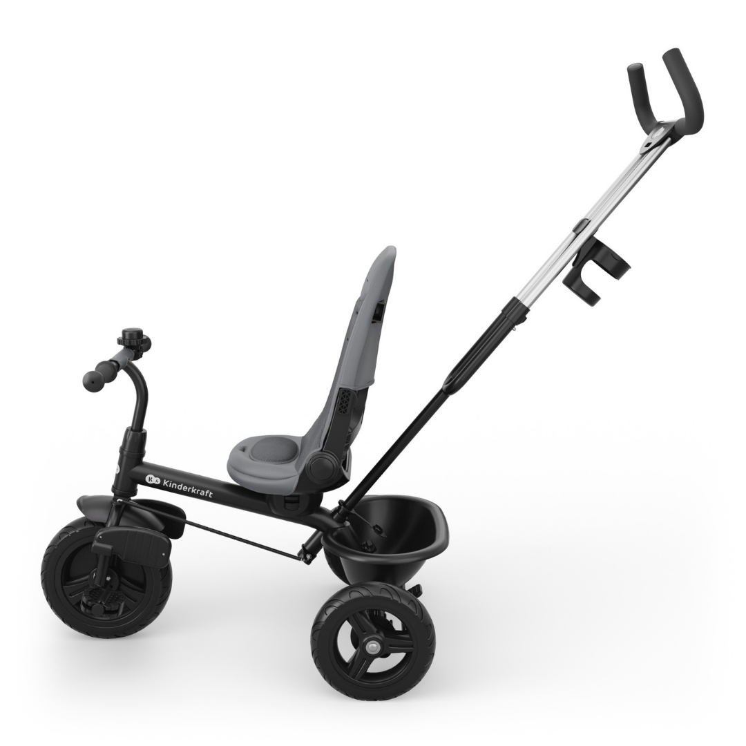 KinderKraft ASTON 2 PLUS триколка СИВА