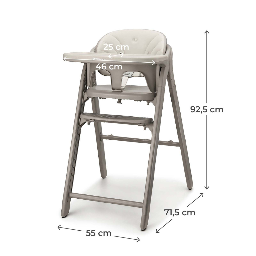 Kinderkraft TINO столче за хранене BEIGE