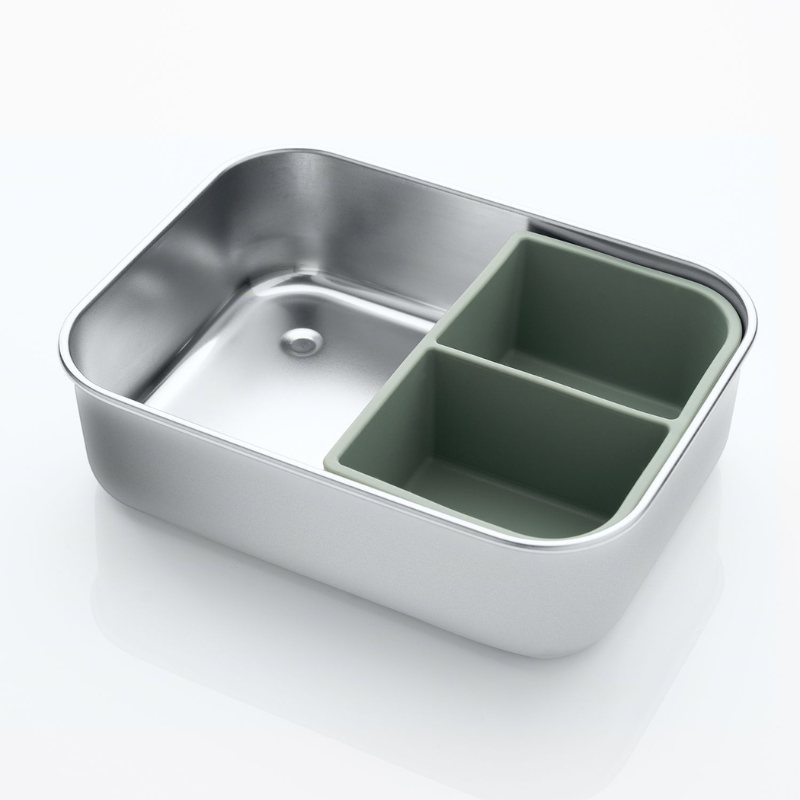 25143 Reer кутия за обяд силикон/стомана