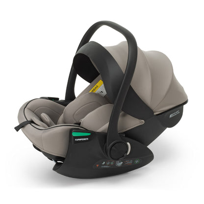 Комплект столче за кола Foppapedretti 3 в 1 Disk Grow i-Size + база Disk i-Size + столче Disk Infant i-Size Desert
