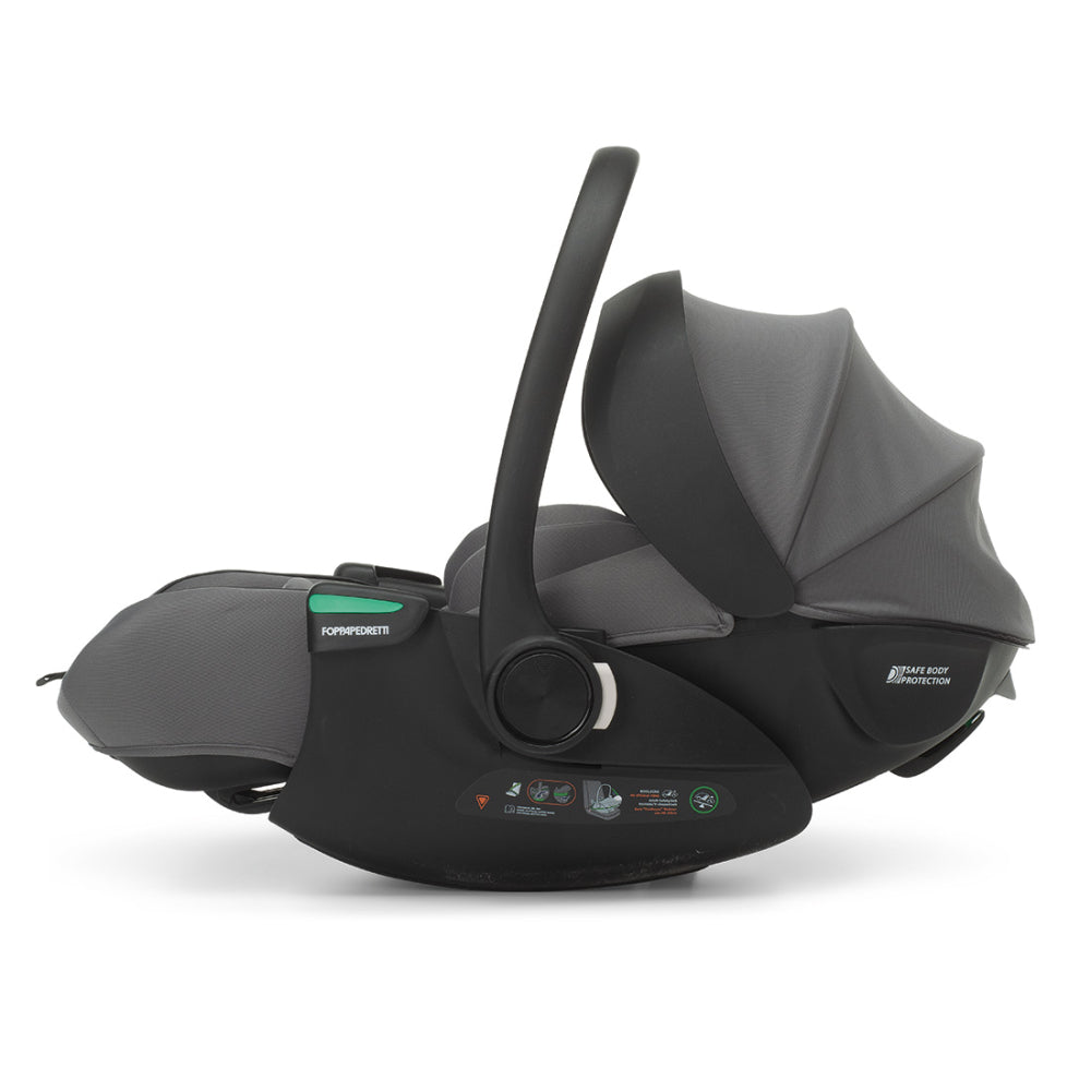 Комплект столче за кола Foppapedretti 3 в 1 Disk Grow i-Size + база Disk i-Size + столче Disk Infant i-Size stone