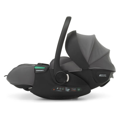 Комплект столче за кола Foppapedretti 3 в 1 Disk Grow i-Size + база Disk i-Size + столче Disk Infant i-Size stone