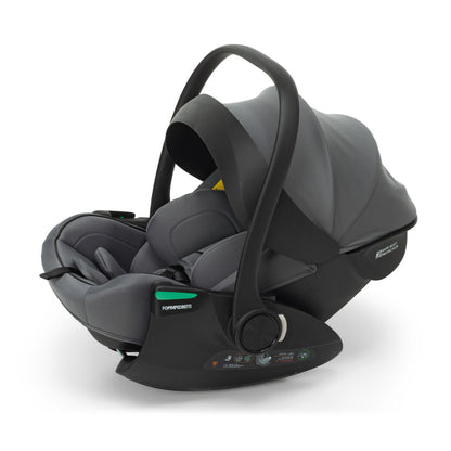 Комплект столче за кола Foppapedretti 3 в 1 Disk Grow i-Size + база Disk i-Size + столче Disk Infant i-Size stone