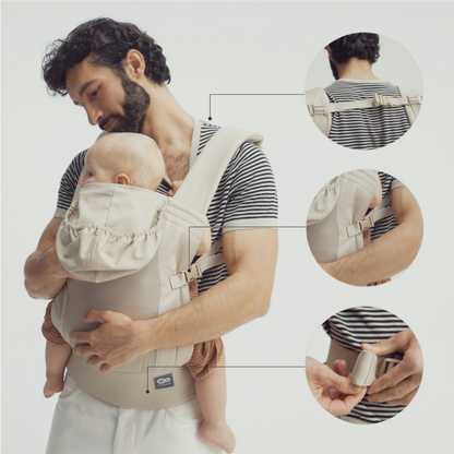 Kinderkraft CARRYBEE ергономична раница BEIGE