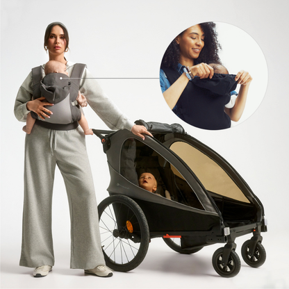 Kinderkraft CARRYBEE ергономична раница BEIGE