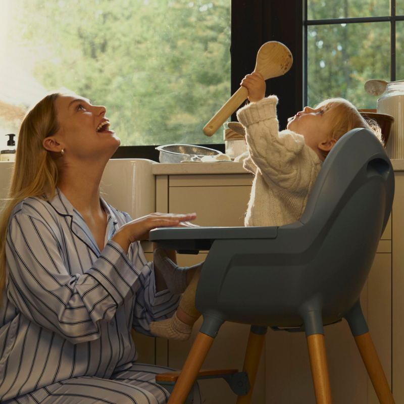 Kinderkraft FINI 2 столче за хранене NORDIC BREEZE
