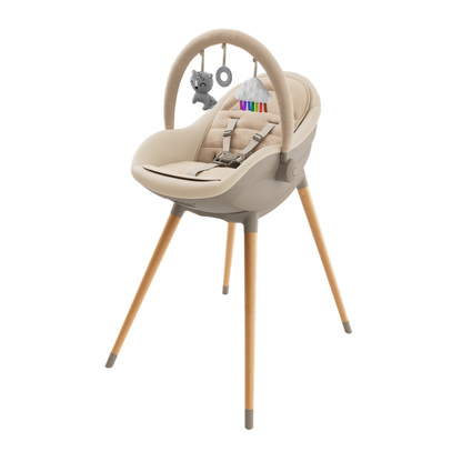 KinderKraft FINI UP столче за хранене BEIGE