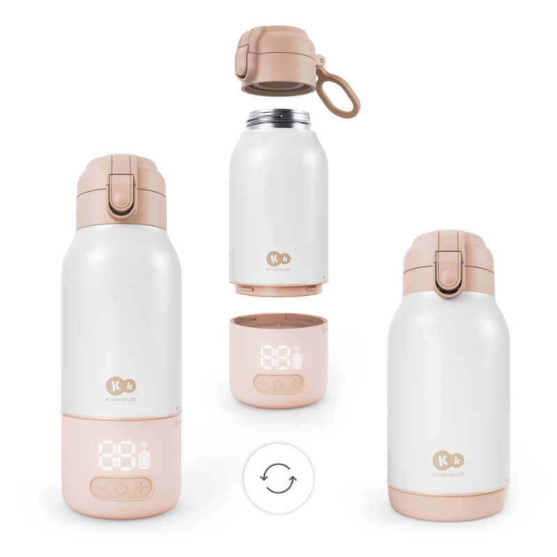 Kinderkraft GAJA термос за подгряване на мляко 2в1 BEIGE