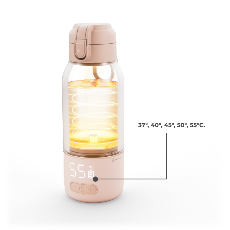 Kinderkraft GAJA термос за подгряване на мляко 2в1 BEIGE
