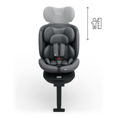 KinderKraft I-360 2 PLUS столче за кола СИВО