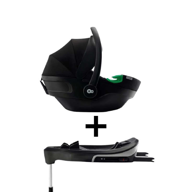 KinderKraft кошче за кола I-Care Harbor Blue + Isofix база