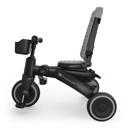 KinderKraft JAZZ 3 сгъваема триколка СИВА